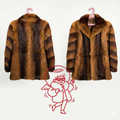 Vintage Brown Fur Coat | MINKED