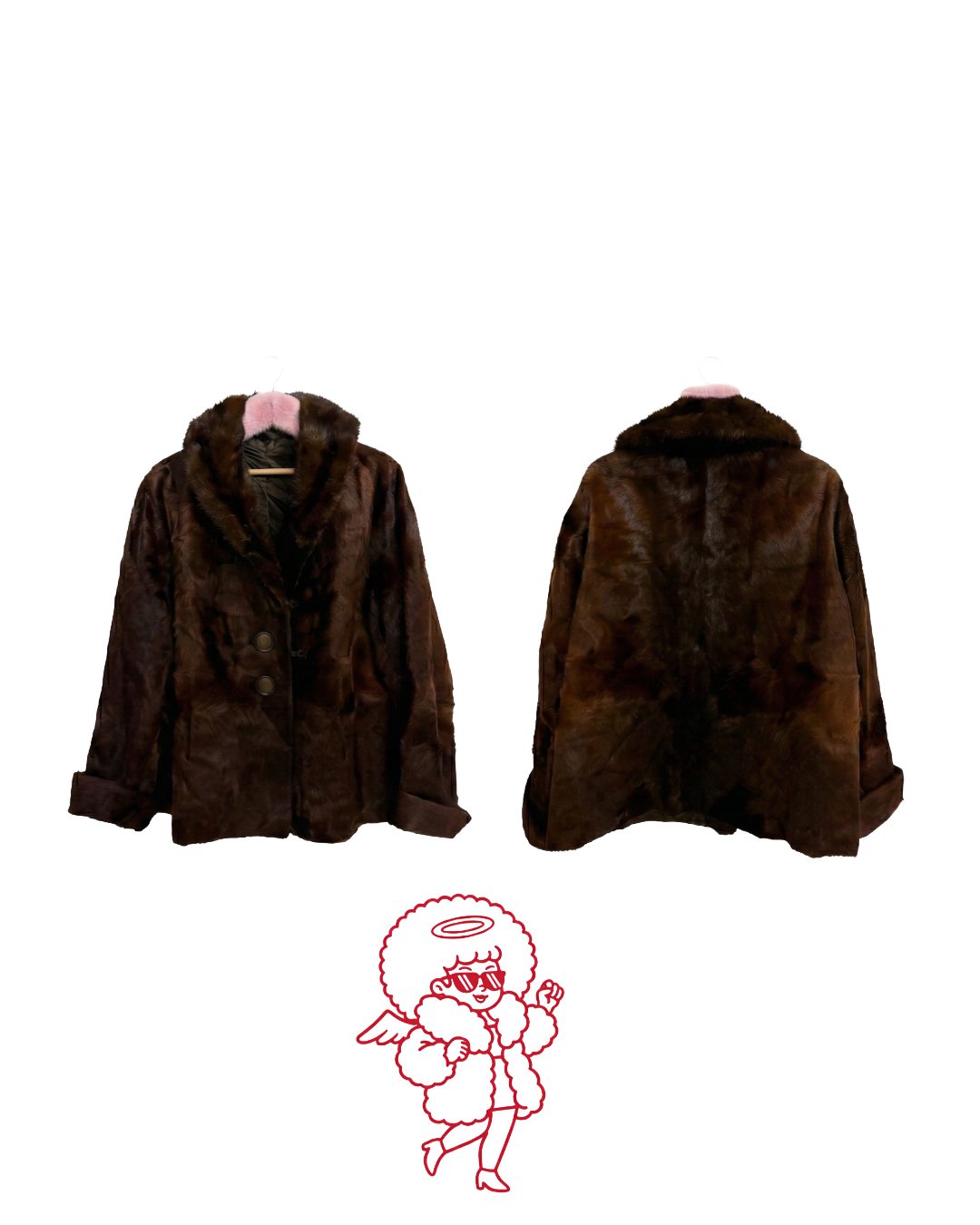 Retro glam coat | MINKED